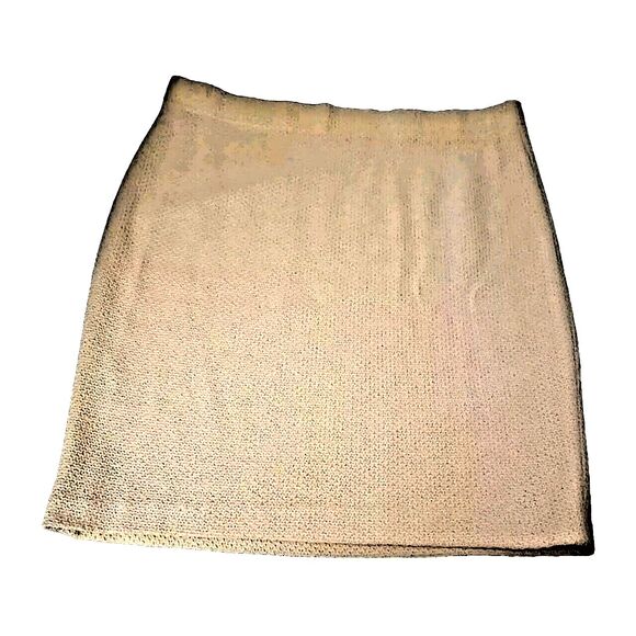 St John Collection by Marie Gray Wool‎ Shimmer Knit Skirt Sz 6 - Picture 1 of 9